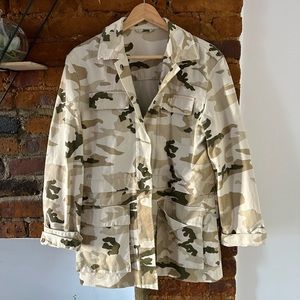 & Other Stories Camo Jacket (Zippers off to crop too!)